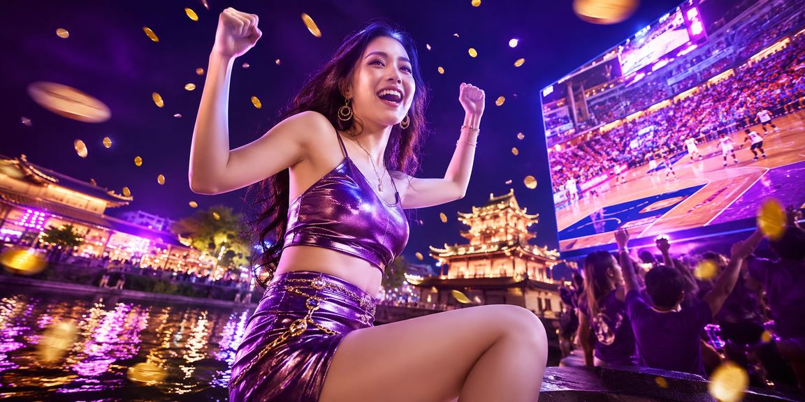 Cá cược bóng rổ trong giải đấu tại Huế với giao diện neon hiện đại